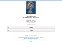 Tablet Screenshot of cynthiagrimes.homesandland.com