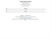 Tablet Screenshot of paulettewilliamsrealty.homesandland.com