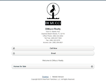Tablet Screenshot of dimuccirealty.homesandland.com