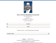 Tablet Screenshot of cherkinrealestate.homesandland.com