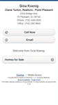 Mobile Screenshot of ginakoenig.homesandland.com