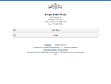 Tablet Screenshot of bergenbasin.homesandland.com
