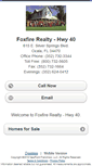 Mobile Screenshot of foxfirerealty.homesandland.com