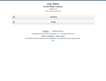 Tablet Screenshot of judietollner.homesandland.com