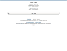 Tablet Screenshot of johnotey.homesandland.com