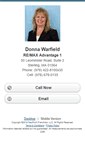 Mobile Screenshot of donnawarfield.homesandland.com