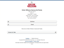 Tablet Screenshot of kwgainesville.homesandland.com