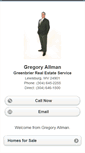 Mobile Screenshot of gregallman.homesandland.com