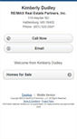 Mobile Screenshot of kimberlydudley.homesandland.com
