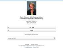 Tablet Screenshot of barbrichman.homesandland.com