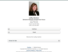 Tablet Screenshot of laraygardner.homesandland.com