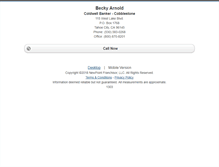 Tablet Screenshot of beckyarnold.homesandland.com