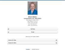 Tablet Screenshot of eileenwallen.homesandland.com