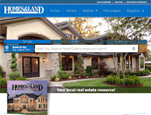 Tablet Screenshot of homesandland.com