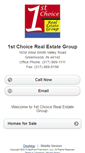 Mobile Screenshot of firstchoice.homesandland.com