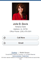 Mobile Screenshot of juliedavis.homesandland.com