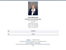 Tablet Screenshot of anitamcdonald.homesandland.com