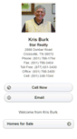 Mobile Screenshot of krisburk.homesandland.com