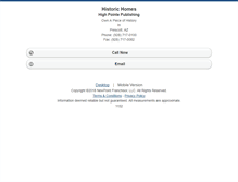 Tablet Screenshot of historichomesaz.homesandland.com