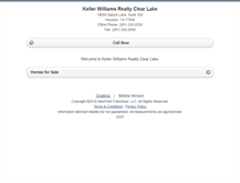Tablet Screenshot of kwclearlakenasa.homesandland.com
