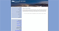 Desktop Screenshot of mountsnowrealty.homesandland.com