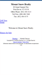 Mobile Screenshot of mountsnowrealty.homesandland.com