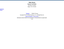 Tablet Screenshot of mikebosley.homesandland.com