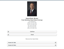 Tablet Screenshot of hamid.homesandland.com