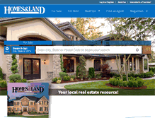 Tablet Screenshot of morganlanelakecounty.homesandland.com