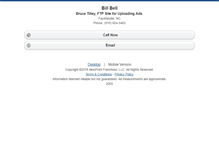 Tablet Screenshot of billbell.homesandland.com