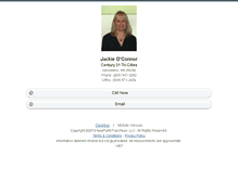 Tablet Screenshot of jackieoconnor.homesandland.com