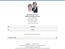 Tablet Screenshot of billtison.homesandland.com