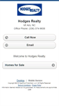 Mobile Screenshot of hodgesrealty.homesandland.com