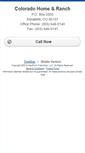 Mobile Screenshot of coloradohomeandranch.homesandland.com