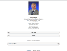 Tablet Screenshot of jimuselton.homesandland.com