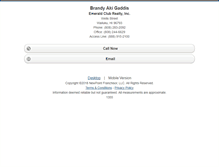 Tablet Screenshot of emeraldclubrealty.homesandland.com