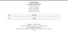 Tablet Screenshot of laynepayant.homesandland.com