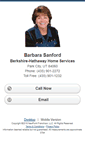 Mobile Screenshot of barbarasanford.homesandland.com