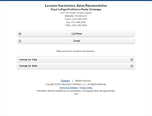Tablet Screenshot of bellevillehomes2.homesandland.com