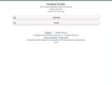 Tablet Screenshot of candacecrocker.homesandland.com