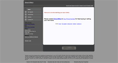 Desktop Screenshot of directeffect.homesandland.com