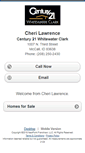 Mobile Screenshot of cherilawrence.homesandland.com