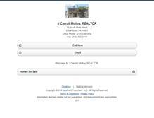 Tablet Screenshot of jcarrollmolloy.homesandland.com