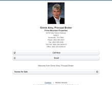 Tablet Screenshot of ginniealmy.homesandland.com
