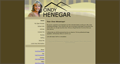 Desktop Screenshot of cindyhenegar.homesandland.com