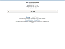 Tablet Screenshot of exitrealty.homesandland.com