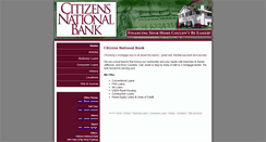 Desktop Screenshot of citizensnationalbank1.homesandland.com