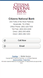 Mobile Screenshot of citizensnationalbank1.homesandland.com