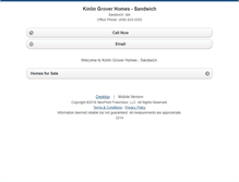 Tablet Screenshot of kinlingroversandwich.homesandland.com