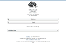 Tablet Screenshot of buffalorealty.homesandland.com